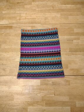 Multicolor Women’s Mini Knit Skirt